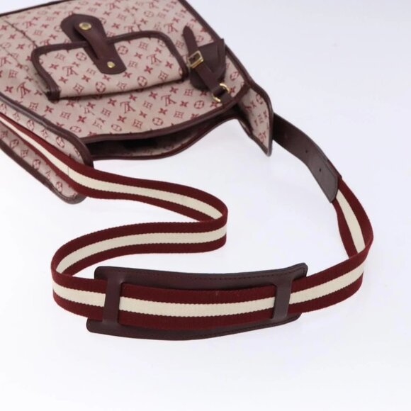 LOUIS VUITTON Monogram Mini Besace Mary Kate Bag Red M92321 LV Auth SW1479 - Picture 8 of 16